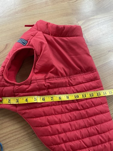 NWT - Vineyard Vines Pet Dog Puffer Vest Coat Size Large Red - Picture 11 of 11