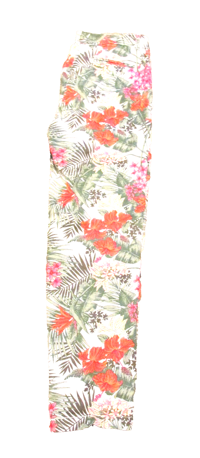 TALBOTS Sz. 12 The Weekend Chino Hawaiian Tropical Summer  Beachy Ankle Pants