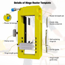 For Door Hinge Positioning Kit for Solid Core and Hollow Core For Doors