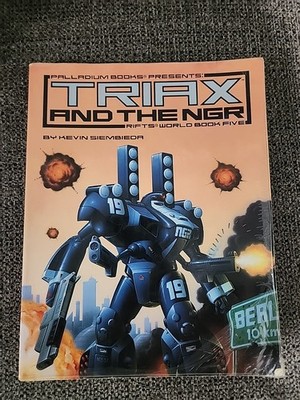 Palladium Books RIFTS: Triax and the NGR World Book Five RPG First Printing