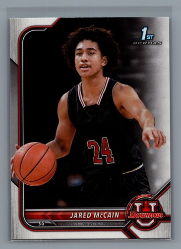 2021-22 Bowman University #66 Jared McCain - Foto 1 di 2