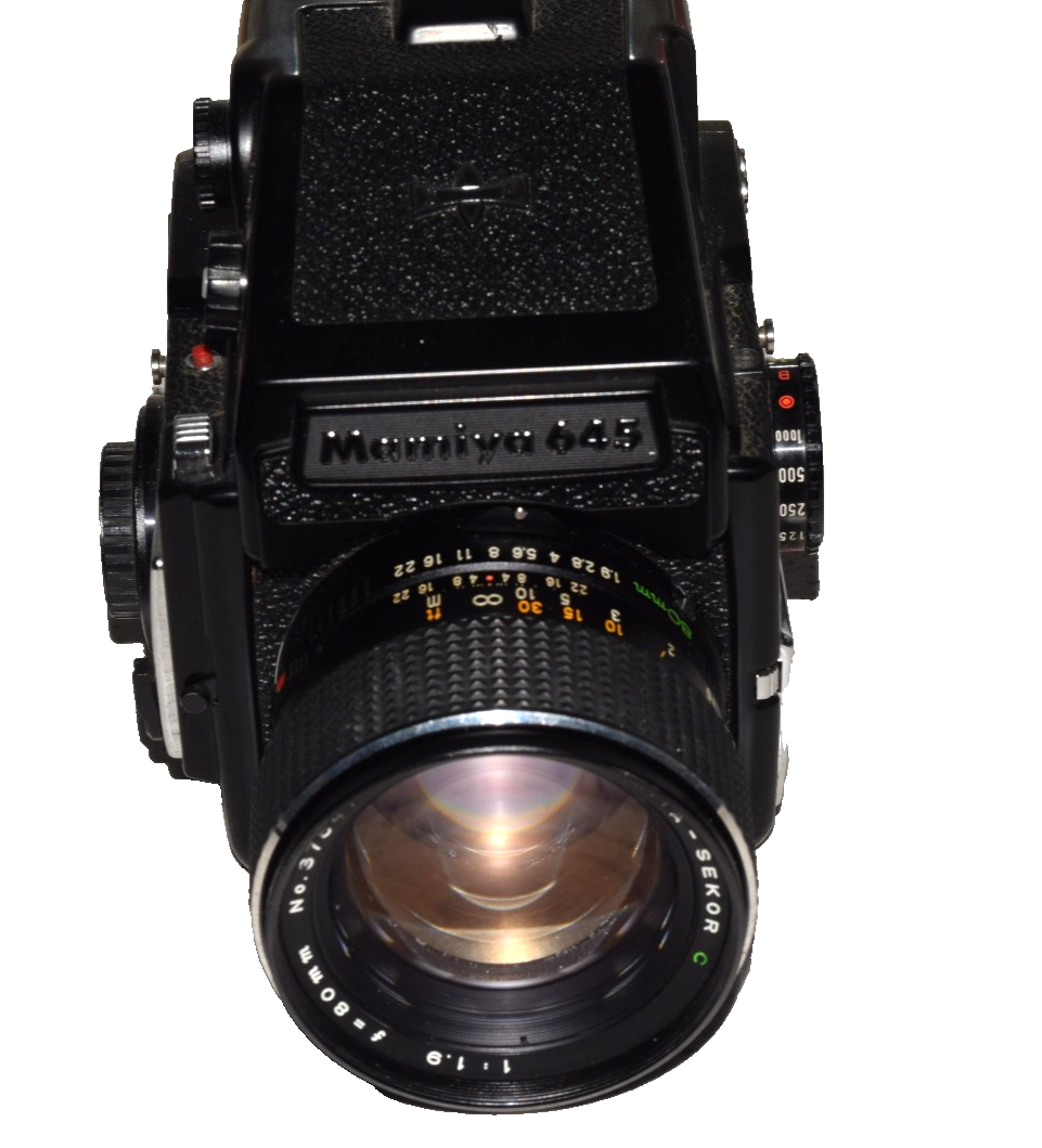 Mamiya 0 C 80mm Sekor 1000S 1000s - M645 f⁄1.9 with 1:1.9 Prism PD