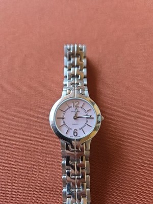 Rare Candino Swiss Ladies Watch Lilac Dial Fresh Battery 6.75'' WRIST 