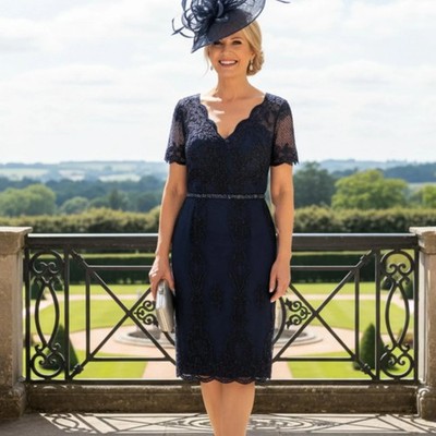Mascara MC165107 Navy Kleid für die Brautmutter