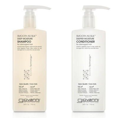 HAIR CARE PRODUCTS  Smooth as Silk Deeper Moisture Shampoo & Conditioner Set, 24