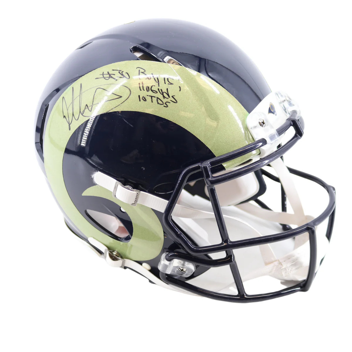 Todd Gurley Rams Autographed Signed Inscribed FS Helmet LE /30 Steiner 