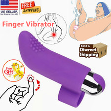 Finger Vibrator G-spot Clit Massager Stimulator Sex Toys for Women Rechargeable