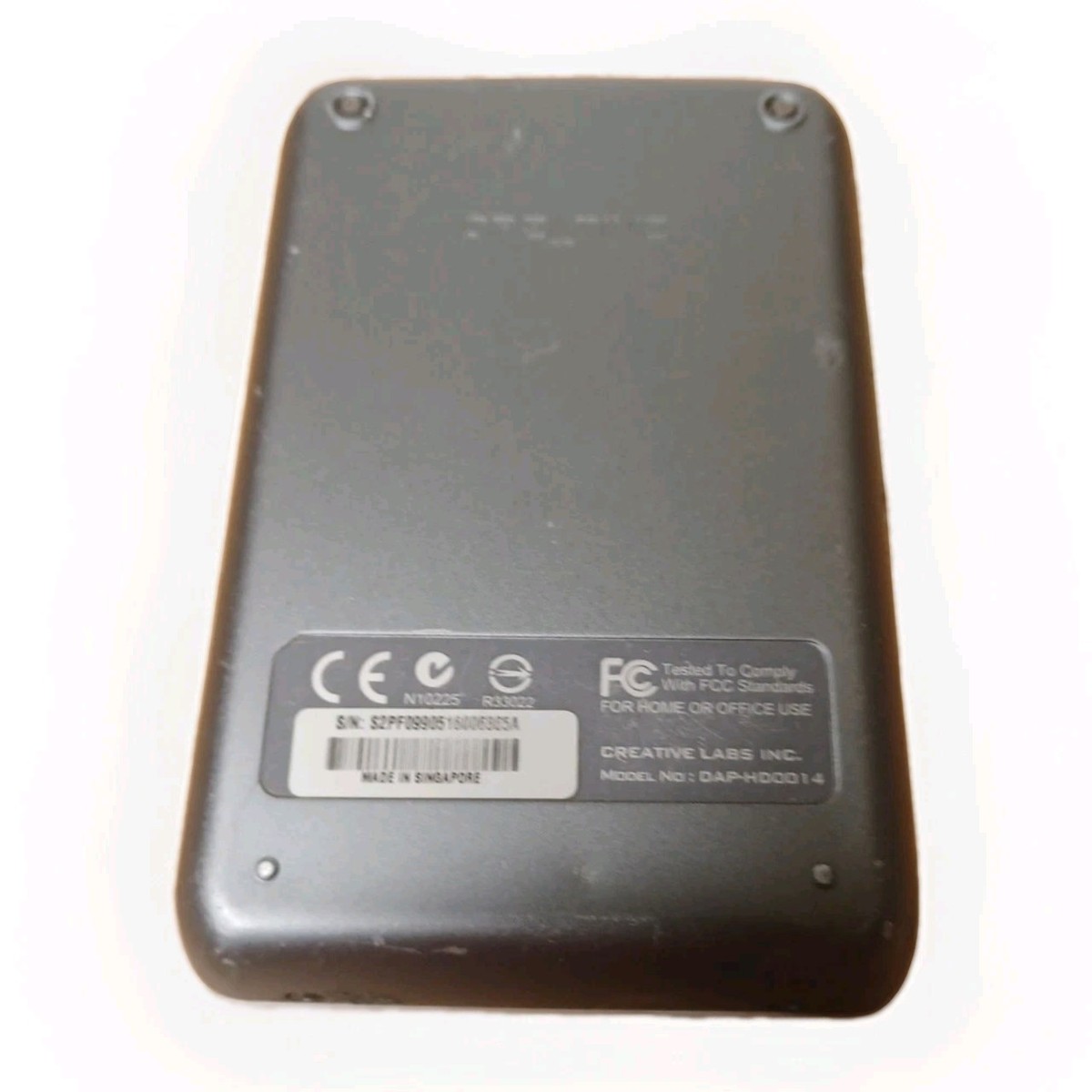 Creative Zen Touch DAP-HD0014 Silver Wireless Digital Display New