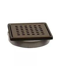 Everbilt Watershield Shower System 4 in. Bronze Square Grid Drain Grate