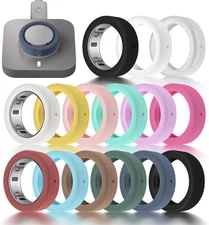 Seltureone 15 Pack Ring Cover Compatible with Oura Ring Gen 4/Gen 3, Ultra-Th...