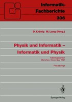 M. Lang (U. A.) | Physik Und Informatik - Informatik Und Physik | Taschenbuch