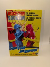 Rock Em Sock Em Robots Game Mattel Original Fighting Robots New Unassembled