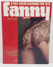 Fanny Calendar 1979 Sexy Girls Women Pinups RARE Unused Complete
