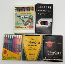 Lot of 5 Vintage Crayon Sets - Crayola, 1989 ...