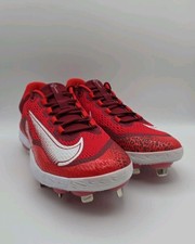 Nike Alpha Huarache Elite 4 Low Men's Size 11.5 Red Baseball Cleats DJ6521-616