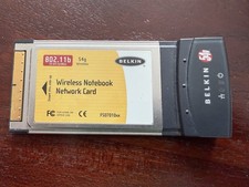 Belkin F5D7010 / F507010 Wireless G Notebook Network Card 54g Wireless
