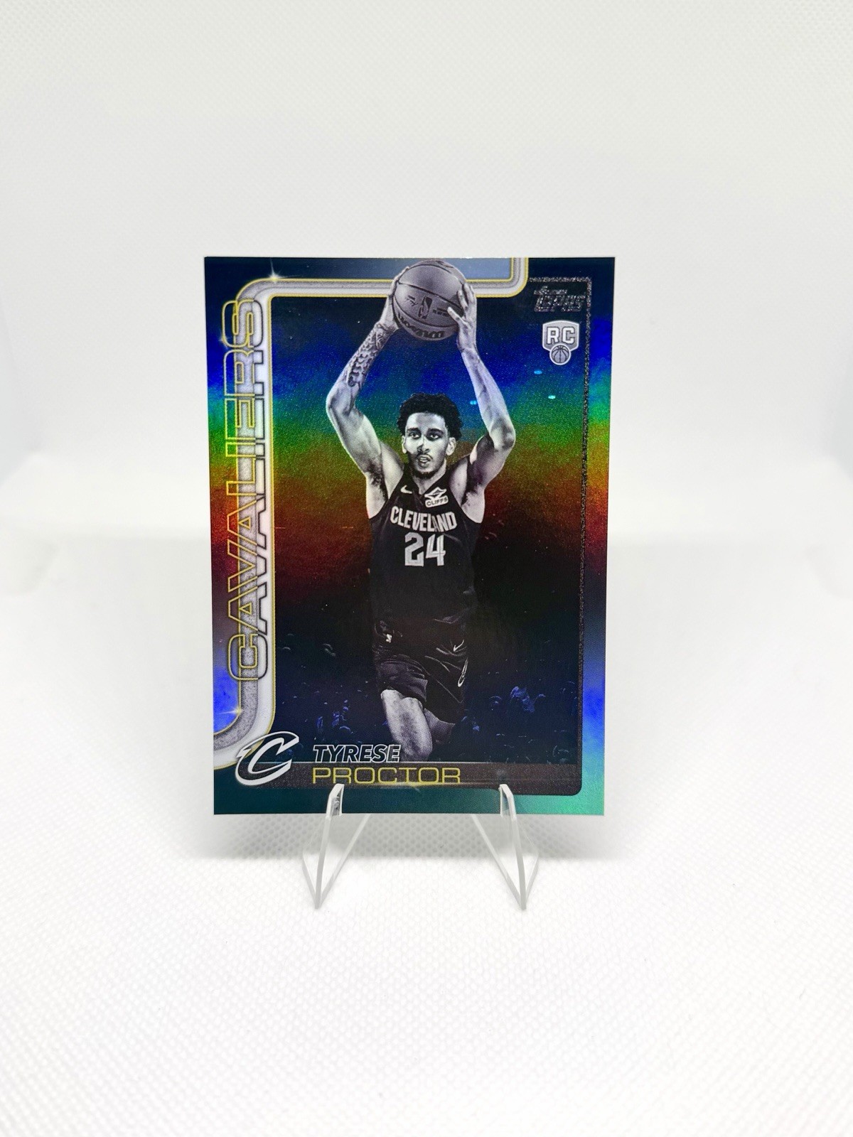 2025/26 Topps Tyrese Proctor Blackout Black Friday Exclusive Parallel SP RC #250