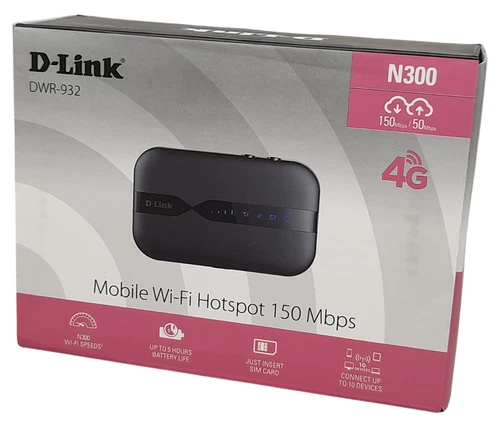 D-Link DWR‑932 4G LTE Mobile WiFi Hotspot