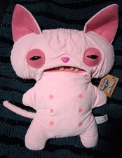 18 Fuggler BIGG FUGG Wrinkle McStinkles Hairless Sphynx Cat Pink Plush