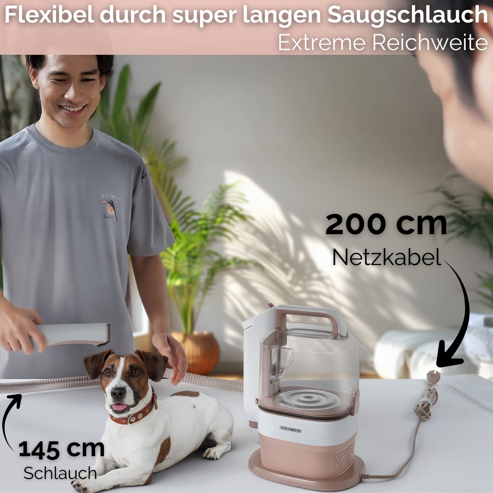 Set per la cura dei peli di animali domestici taglia peli di animali domestici spazzola per cani set per la cura del pelo foto 2
