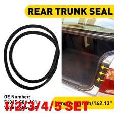 For Honda Accord 98-02 Rubber Weatherstrip Rear Trunk Hood Sealing Strip 1-5set