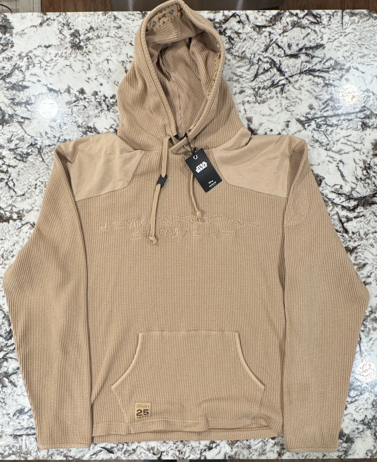 Star Wars Qui-Gon Jinn Hoodie Heroes & Villains 25th Anniversary XL NWT