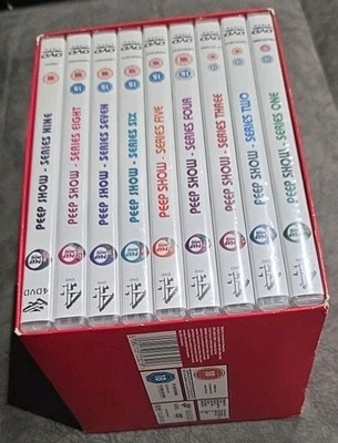 Peep Show The Complete Series 1-9 DVD Box Set: FREE DELIVERY- RARE