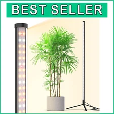Stylish 4FT LED Grow Light for Indoor Plants - Foot Switch and Wide Illumination