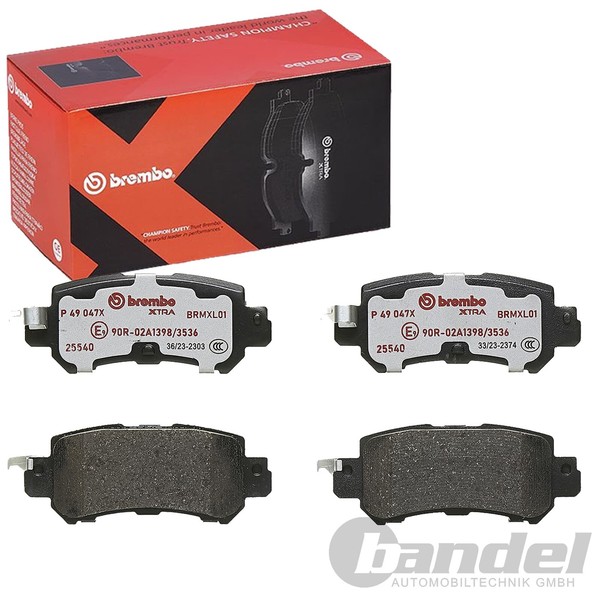 Brembo BremsbelÄGe BremsklÖTze Satz Hinten Passend FüR Mazda CX-3 CX-5 | P 49 04-image