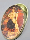 Vintage Coca-Cola Victorian Girl Pocket Tin Pill Container Lillian Nordica