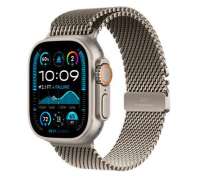 Apple Watch Ultra 2 (GPS+Cellular) 49mm Titanium Case w/Natural TML(Small)