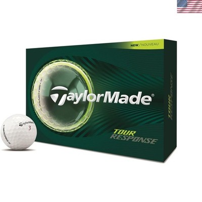 High-Performance Tour Response Golf Balls - Enhanced Spin & Distance, Pack of 12