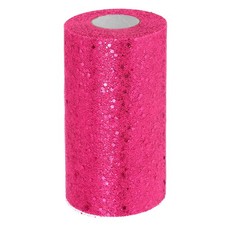 Tulle Fabric Rolls 6" by 50 Yards Fabric Spool Tulle for DIY, Hot Pink