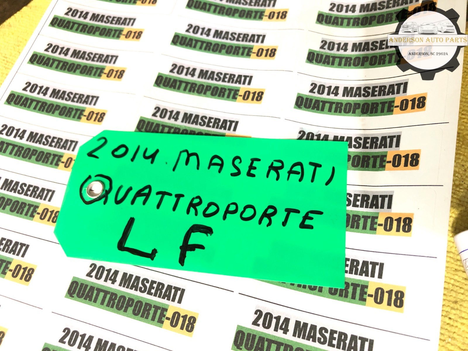 2014-2020 MASERATI QUATTROPORTE LEFT DRIVER FRONT FENDER SHELL PANEL OEM #NOTES