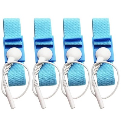 Adjustable Estim Wrist Strap Components 4pcs Blue 4 Count (Pack of 1),