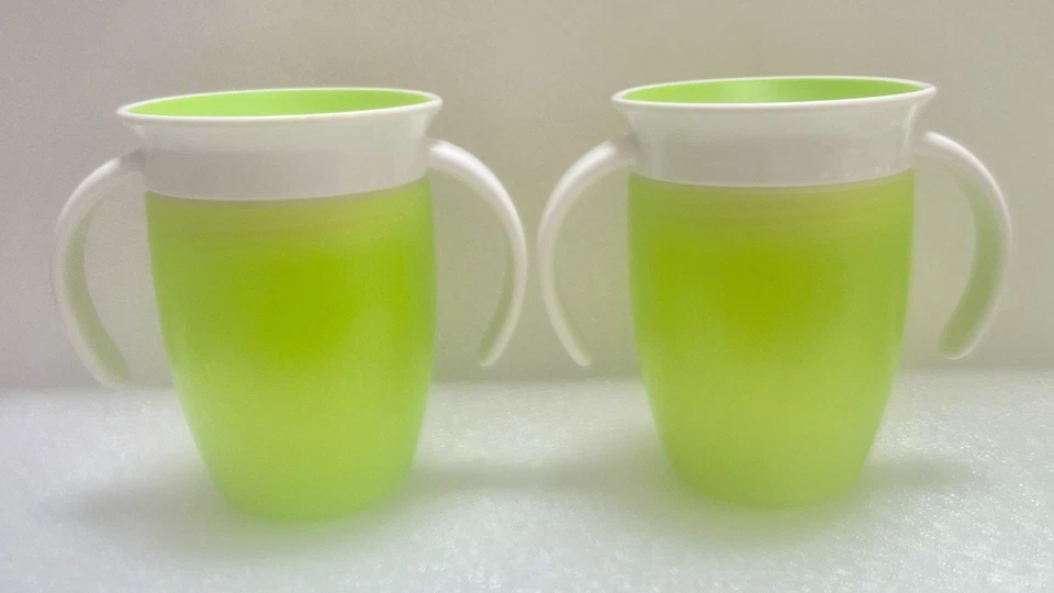 Toddler Cups Spill Proof Drinking Trainer Sippy Cups & Snack Cup Munchkin Set 3 - Image 3 of 4