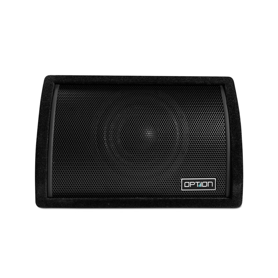 OPTION PULSE-8BRA Aktiv-Subwoofer Basskiste Aktiv Auto 350Wrms Woofer Verstärker - Bild 2 von 4