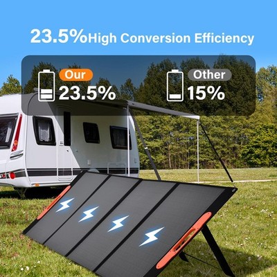 400W Portable Folding Solar Panel Charger Power Station for Home RV Camping