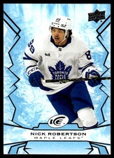 2022-23 Upper Deck Ice Nick Robertson Toronto Maple Leafs #37