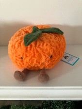 JELLYCAT  I AM SMALL AMUSEABLE CLEMENTINE BRAND NEW + TAGS FRUIT GENUINE A6CLEM