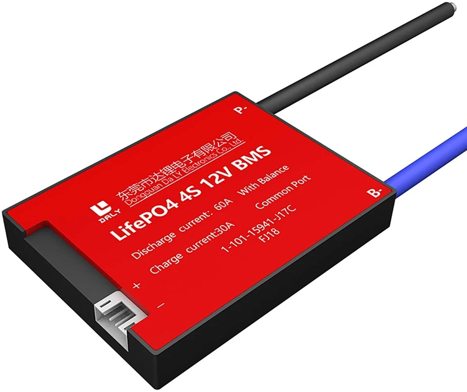 LiFePO4 BMS PCB 4S 12V 60A Daly Balanced Waterproof Battery Management System UK - Image 2 of 4