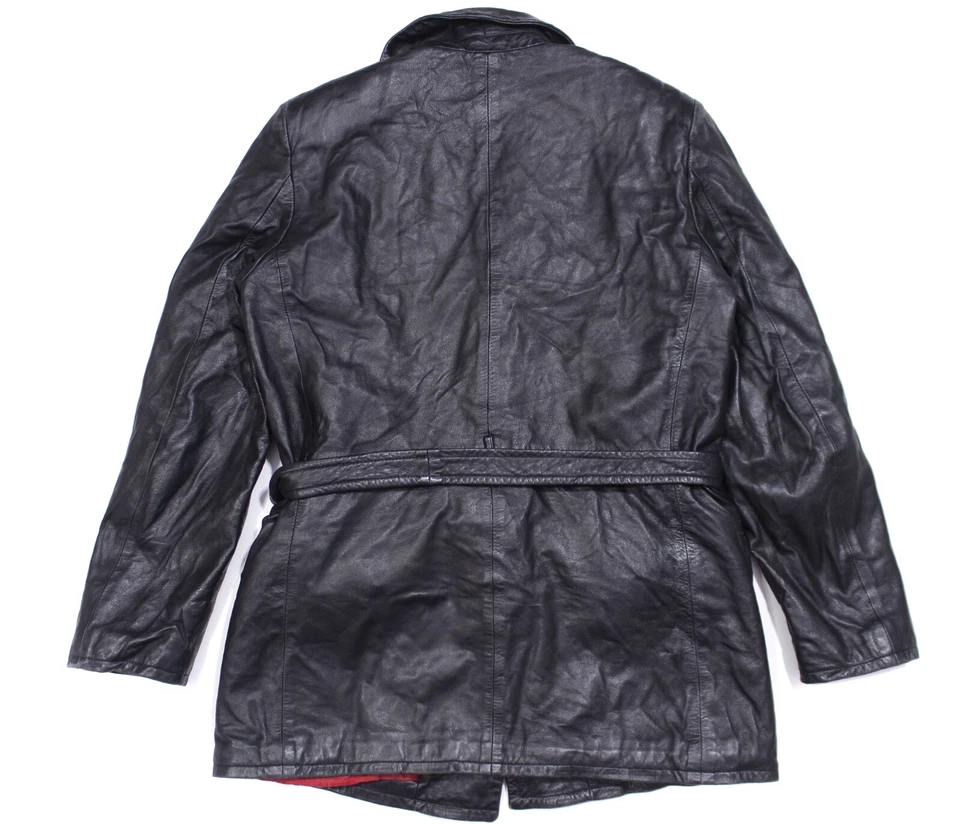 Chaqueta de cuero Versace 90S vintage Foto 3 de 4