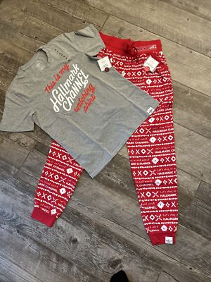 Hallmark Channel Womens Medium Lounge PJ Pajama Pants Brand New with tags