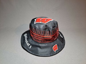 WISCONSIN BADGERS Bucket Hat Red and 