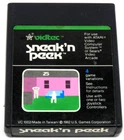 Sneak'n Peek (Atari 2600, 1982) By Vidtec (Cartridge only) NTSC #1