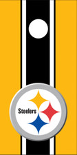 Cornhole Board Wraps Decals Vinyl Stickers Set of 2 - Pittsburgh Steelers