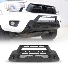 Tacoma Front Bumper For 2012-2015 Toyota Tacoma w/Winch Cable Guide Mouting Hole