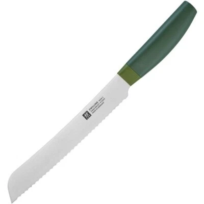 Henckels Zwilling Green Fixed-Blade Bread Knife 8" Friodur Steel Blade