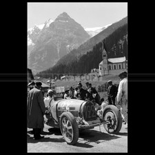 Photo A.031014 ROBERT BRUNET BUGATTI CORSA DELLO STELVIO HILLCLIMB 1933