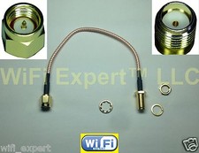 6IN SMA Male to Female Jack Extension Pigtail Cable RG316 High Quality LOW LOSS